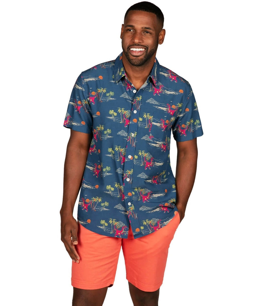 Men's Prehistoric Party Hawaiian Shirt