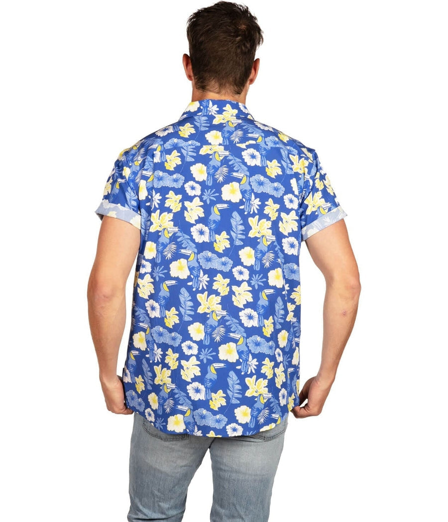 Men's Blue Botanics Hawaiian Shirt