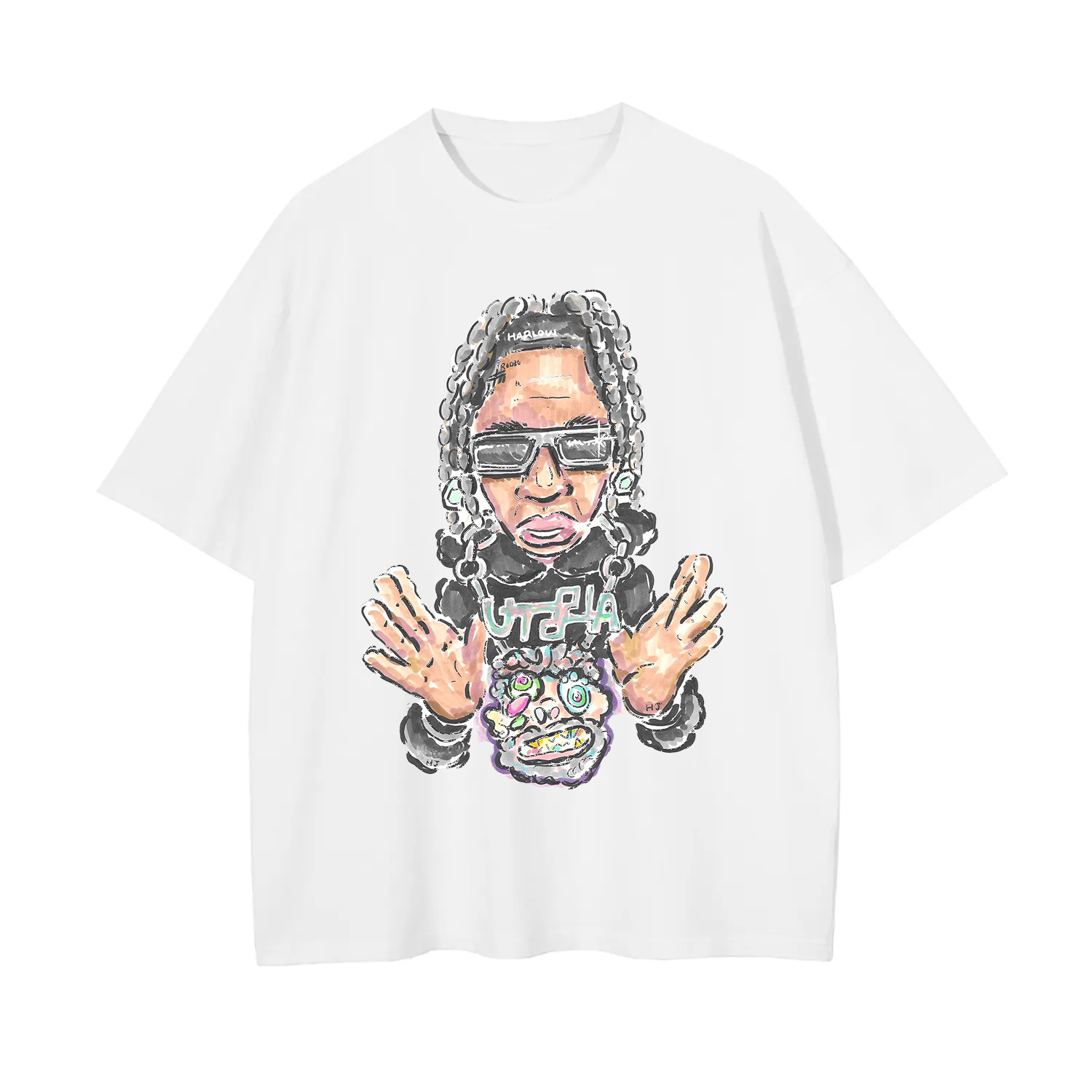 UTOPIA SKETCH WHITE TEE