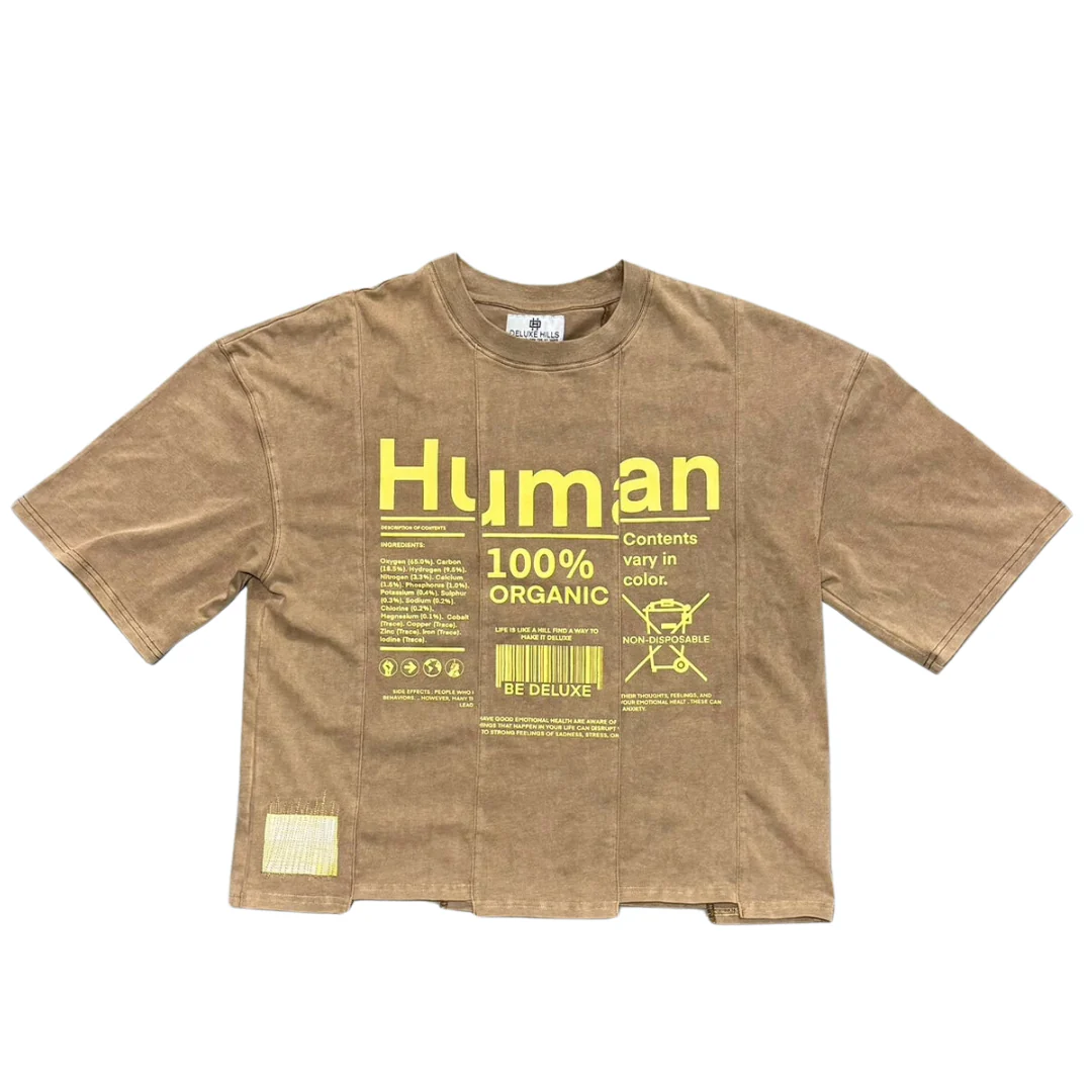 HUMAN TEE - Mocha