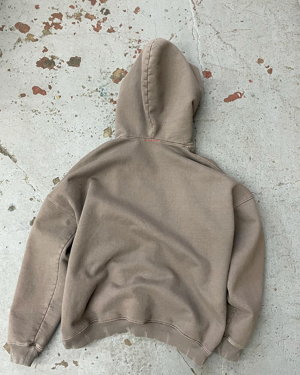 OVERSIZE HOODIE / AGED TAUPE GREY