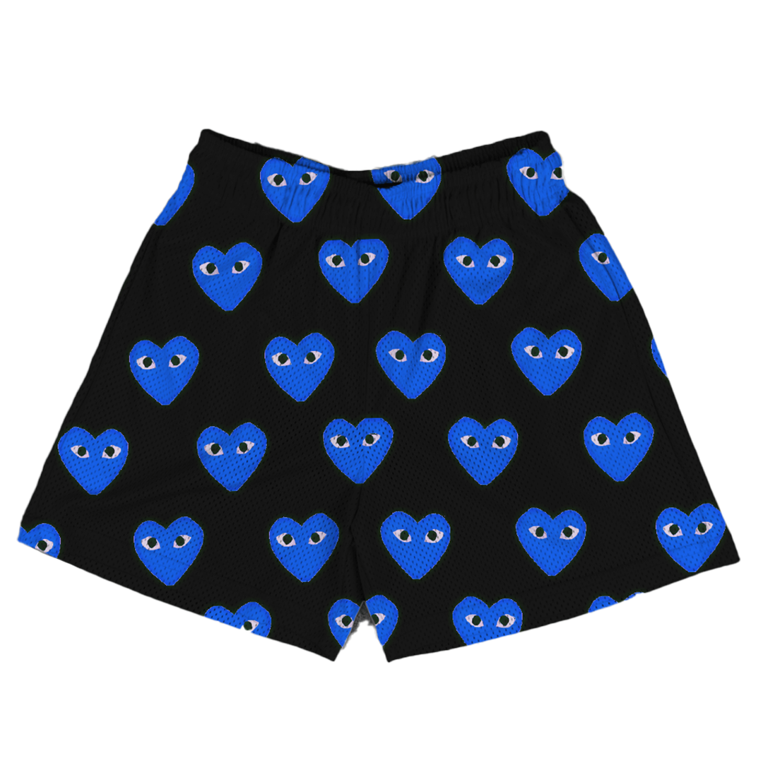 LOVE (BLACK) - MESHORTS