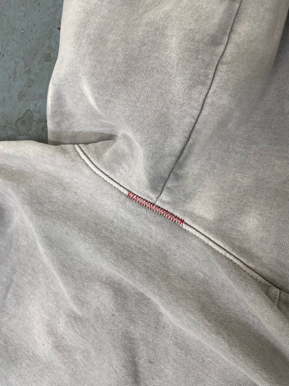 OVERSIZE ZIP-UP HOODIE AGED GREY