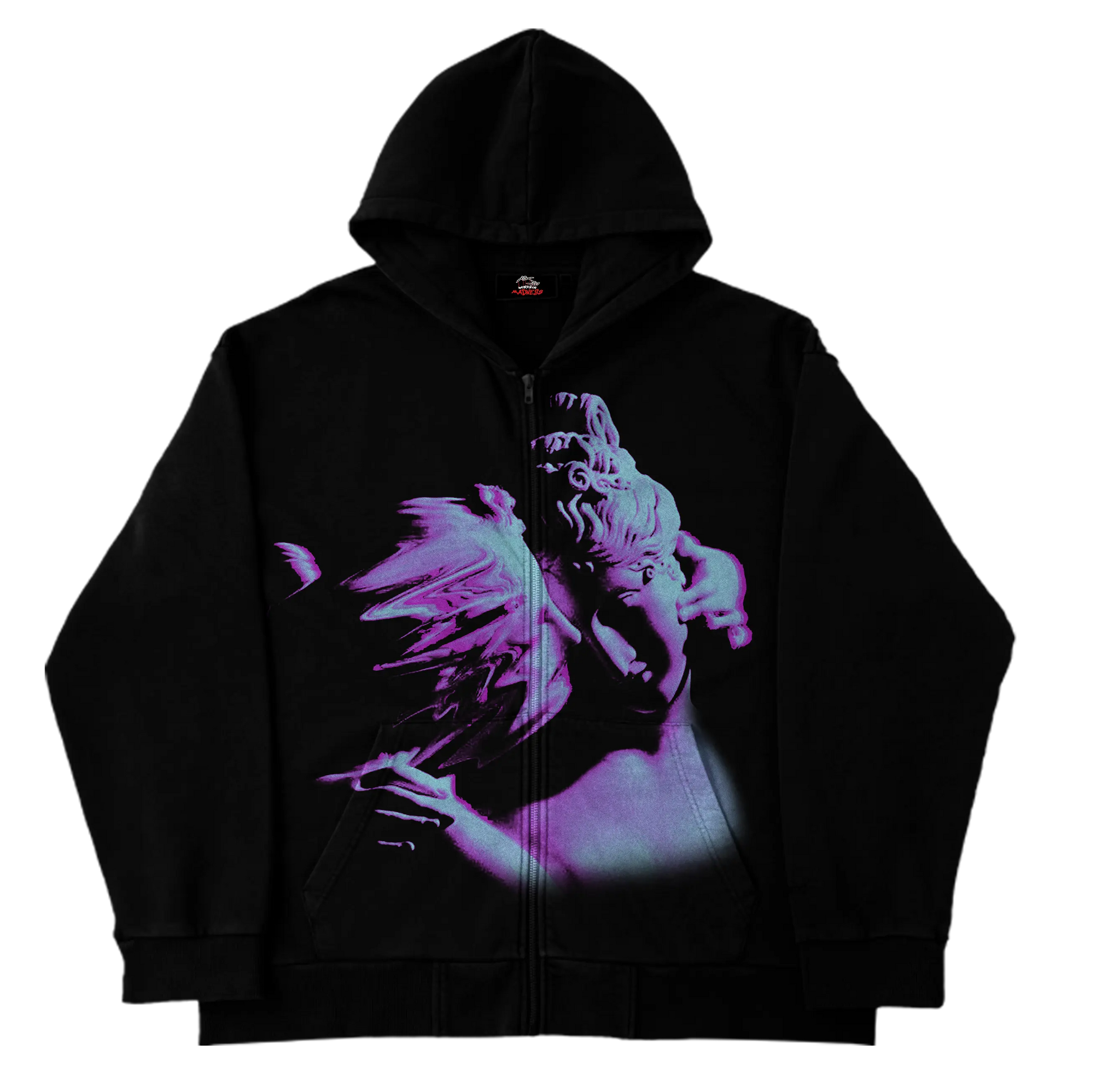 Abstract Angel Zip Up