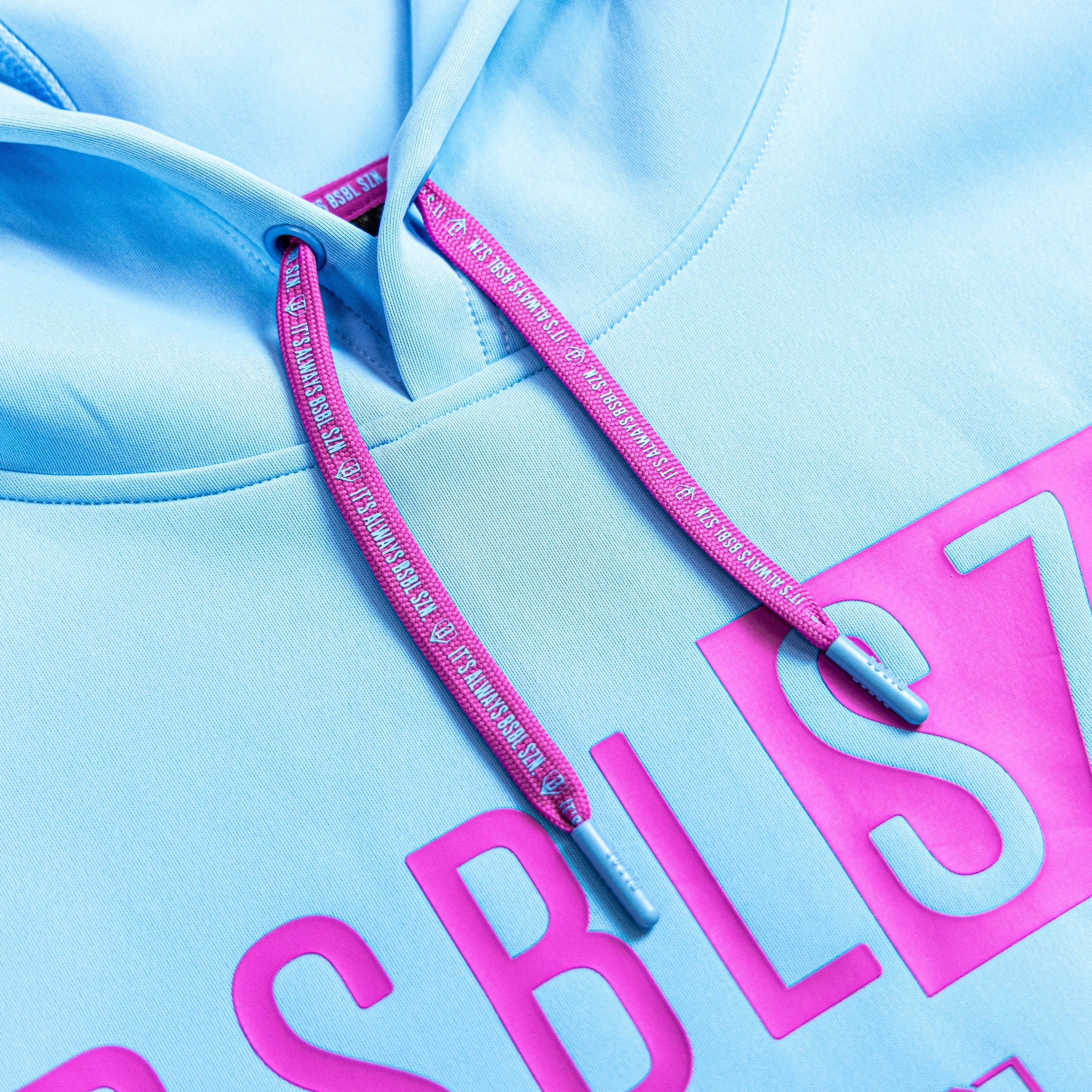 BSBL-SZN Short Sleeve Hoodie V3 Cotton Candy Blue