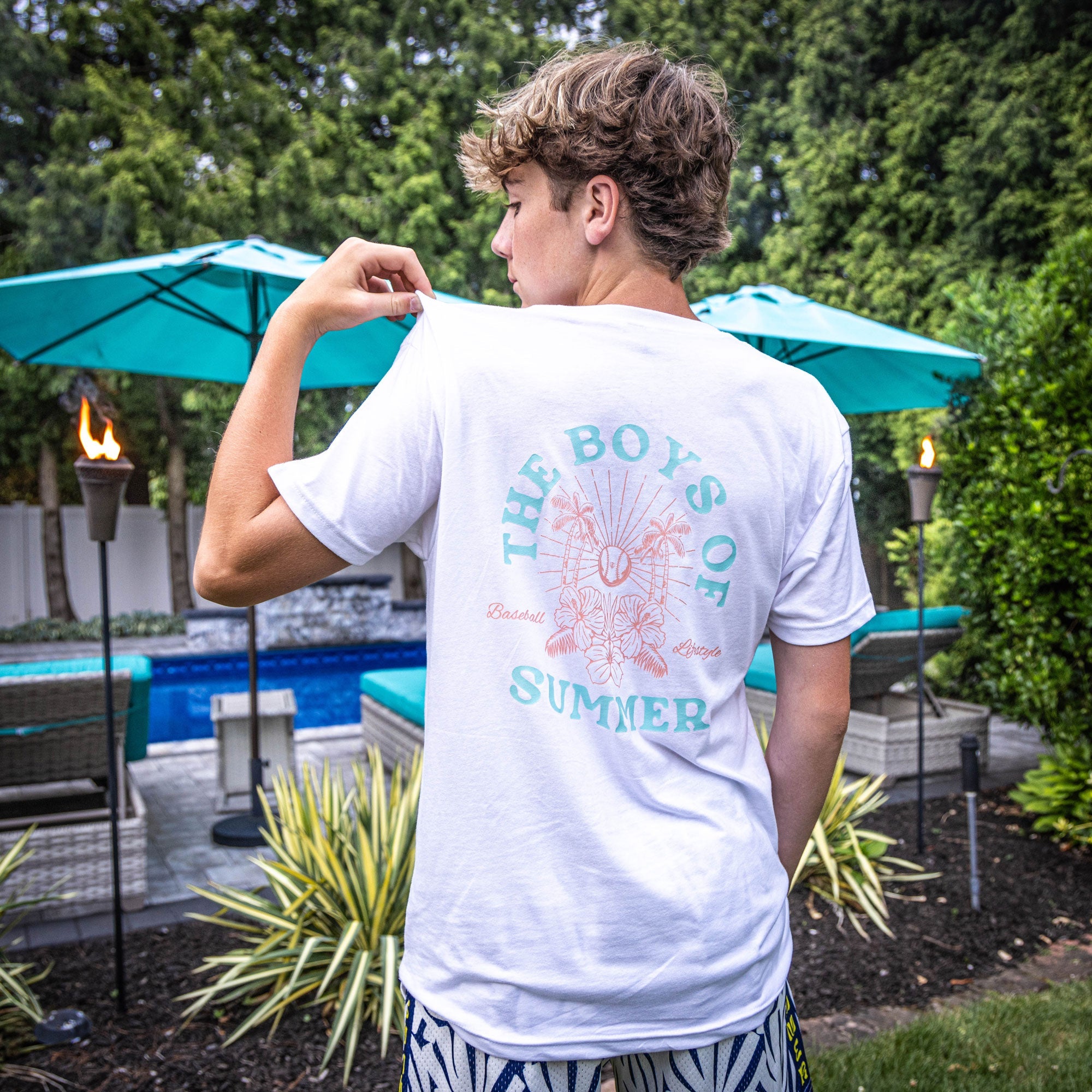 Boys of Summer Youth Tee - White