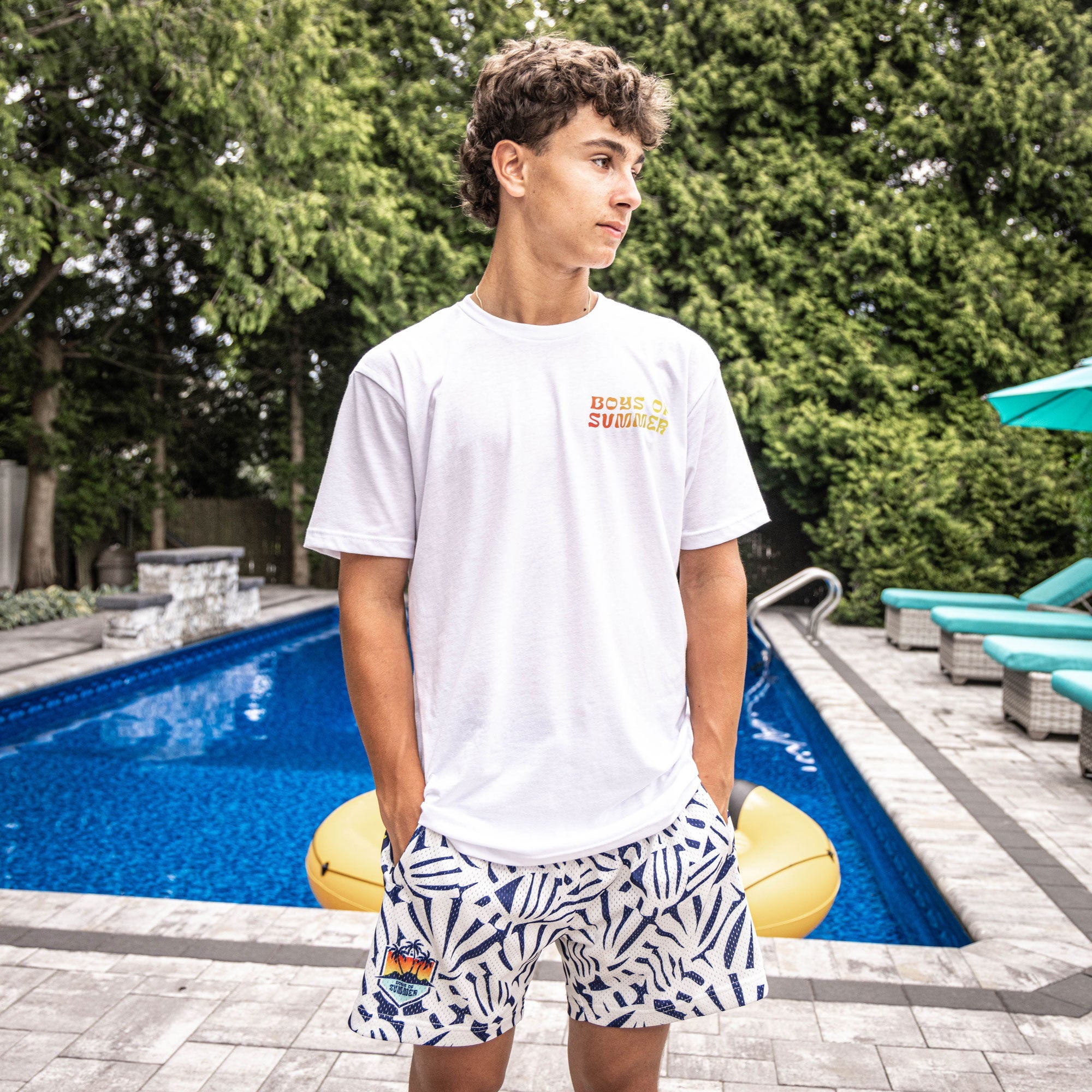 Boys of Summer Tee - Tropical