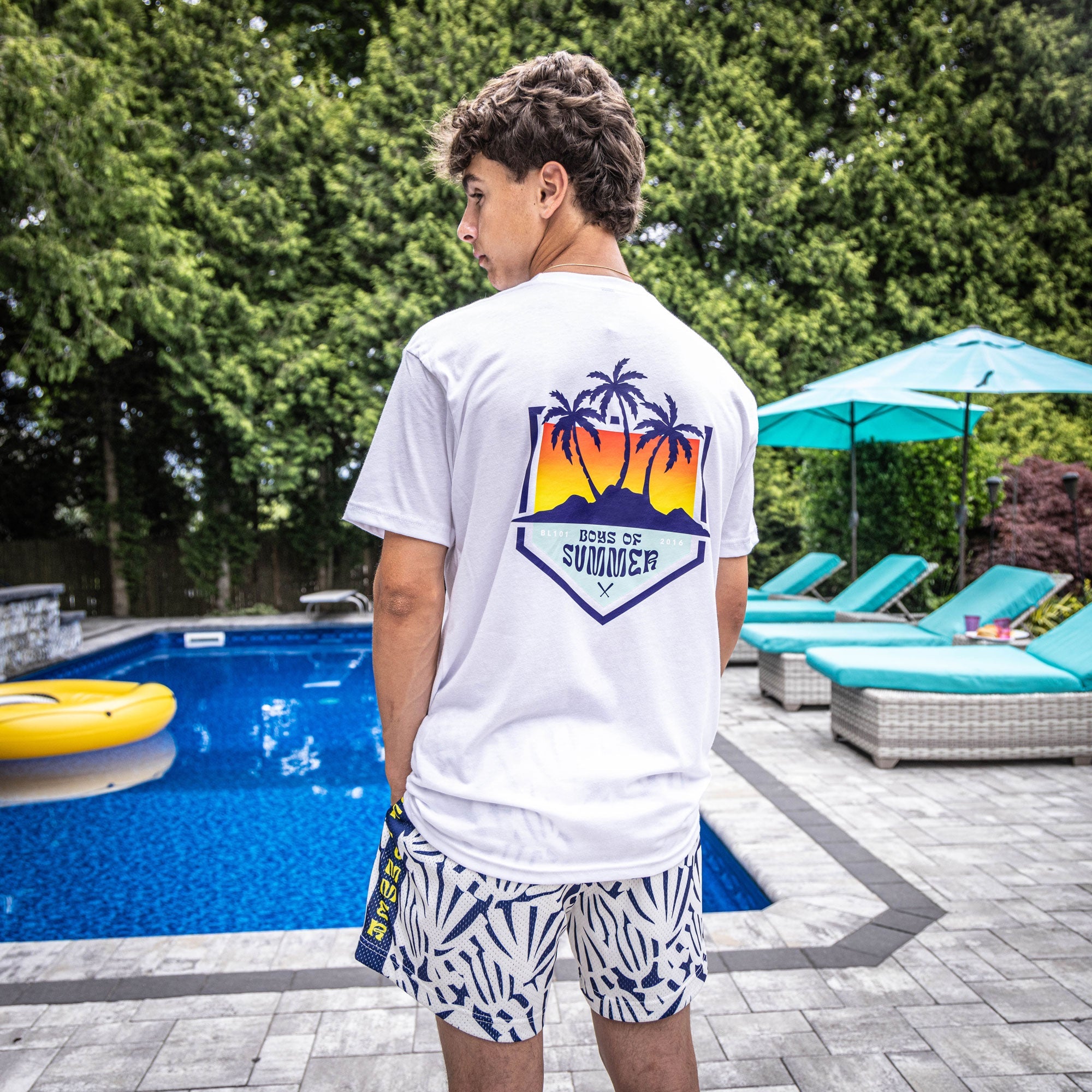 Boys of Summer Tee - Tropical