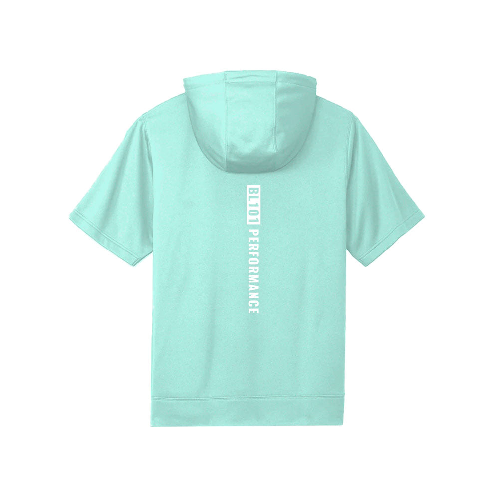 BSBL-SZN Short Sleeve Hoodie V2 Mint/White