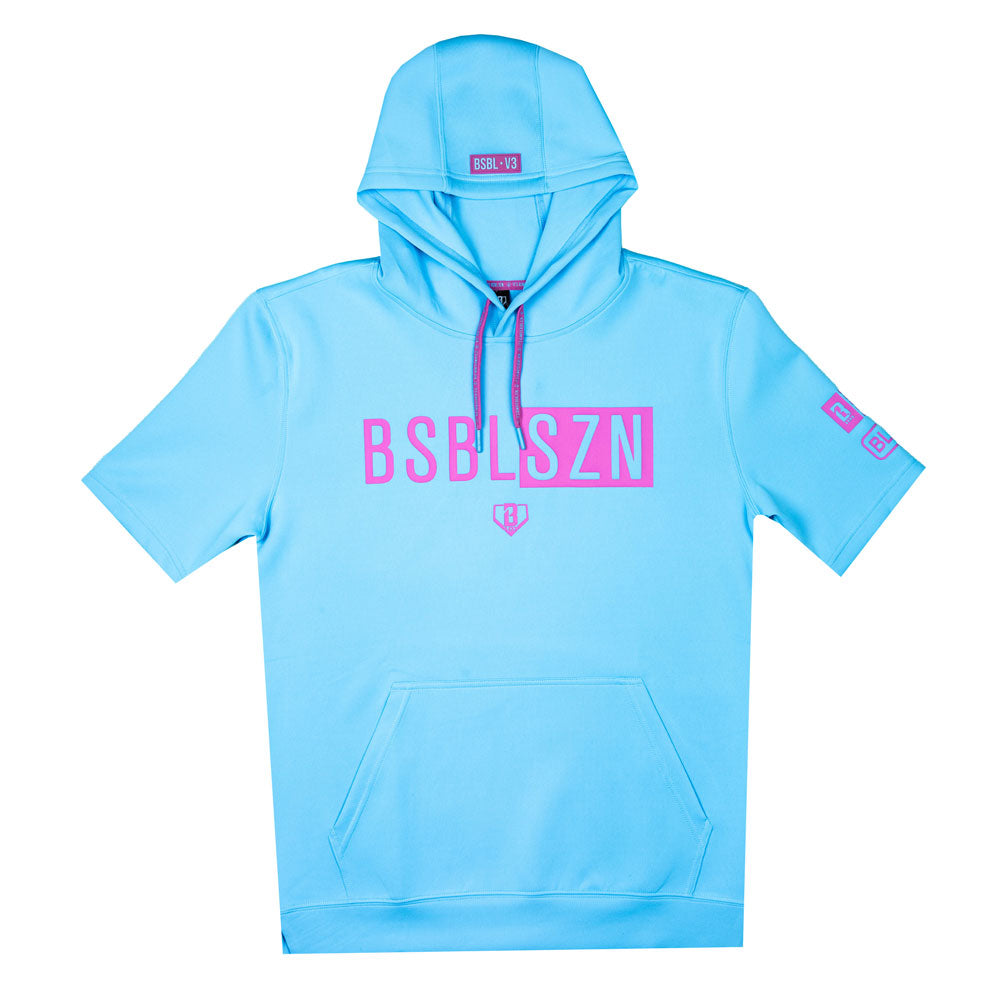 BSBL-SZN Short Sleeve Hoodie V3 Cotton Candy Blue