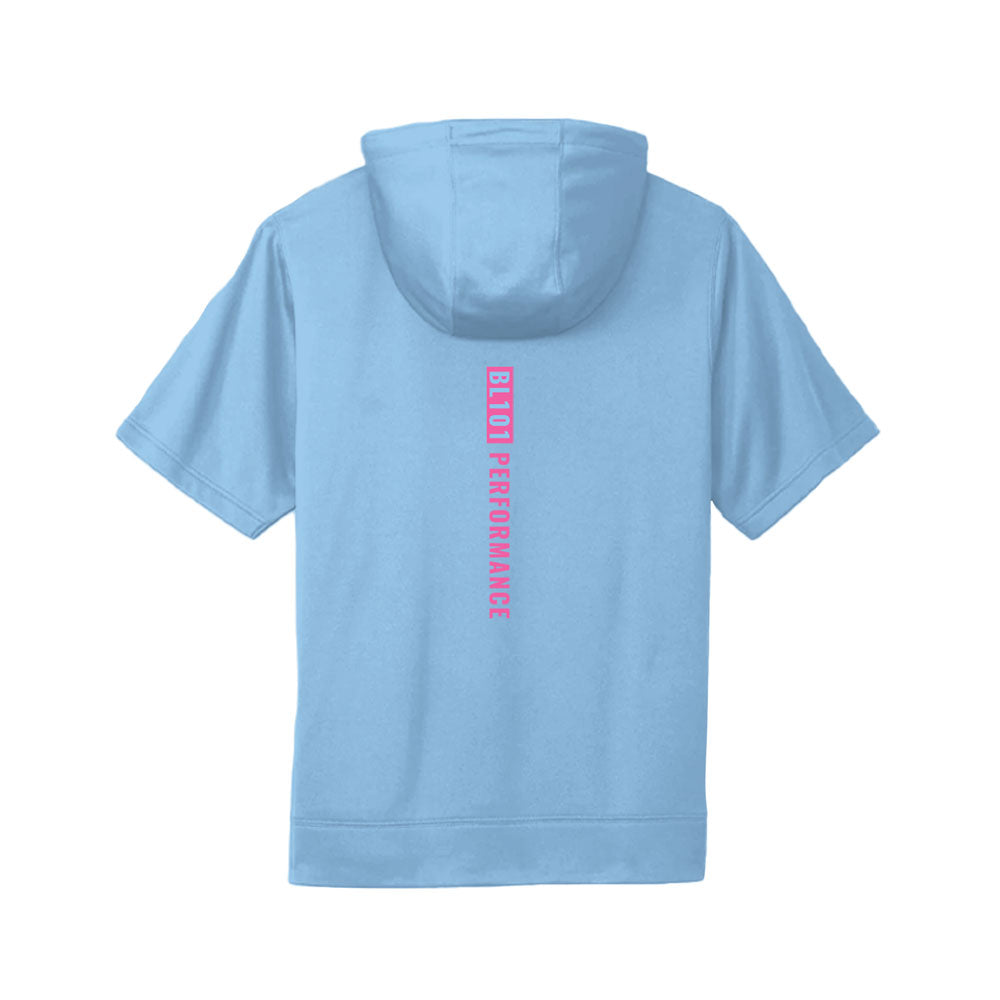 BSBL-SZN Short Sleeve Hoodie V2 Cotton Candy Blue