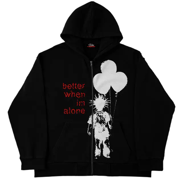 Better When I'm Alone Zip Up