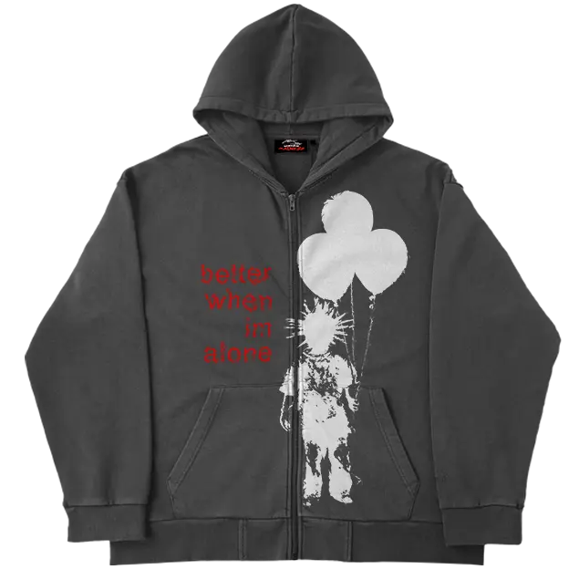 Better When I'm Alone Zip Up