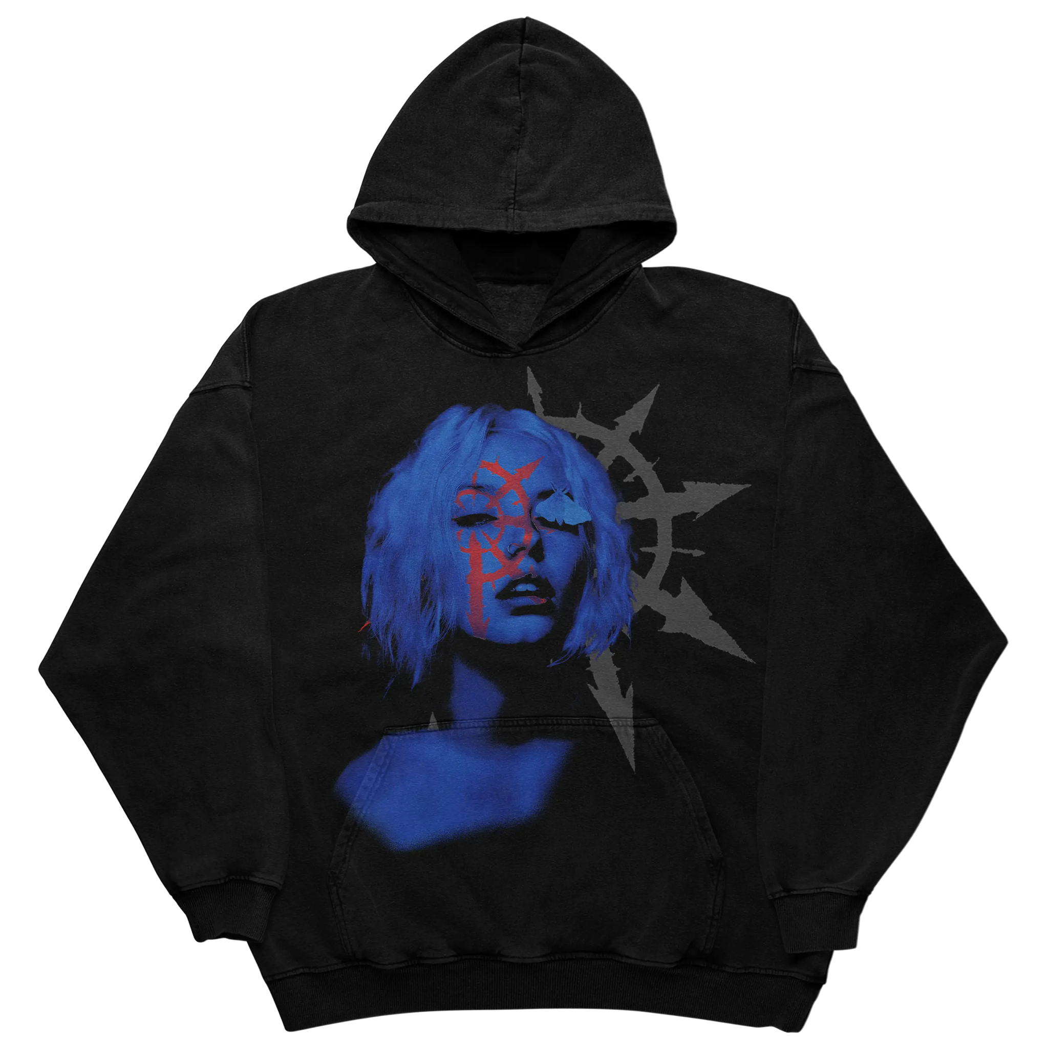 Blue Butterfly Hoodie