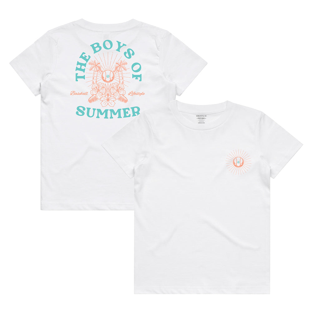 Boys of Summer Youth Tee - White