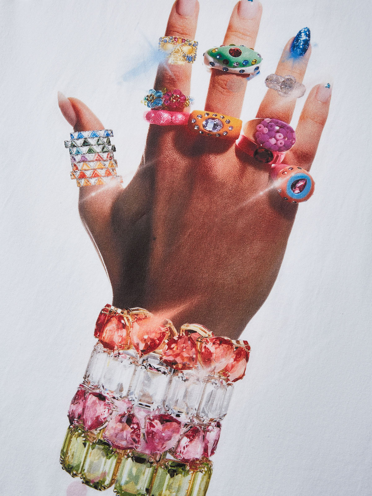 Colorful Art Bracelet and Ring T-shirt