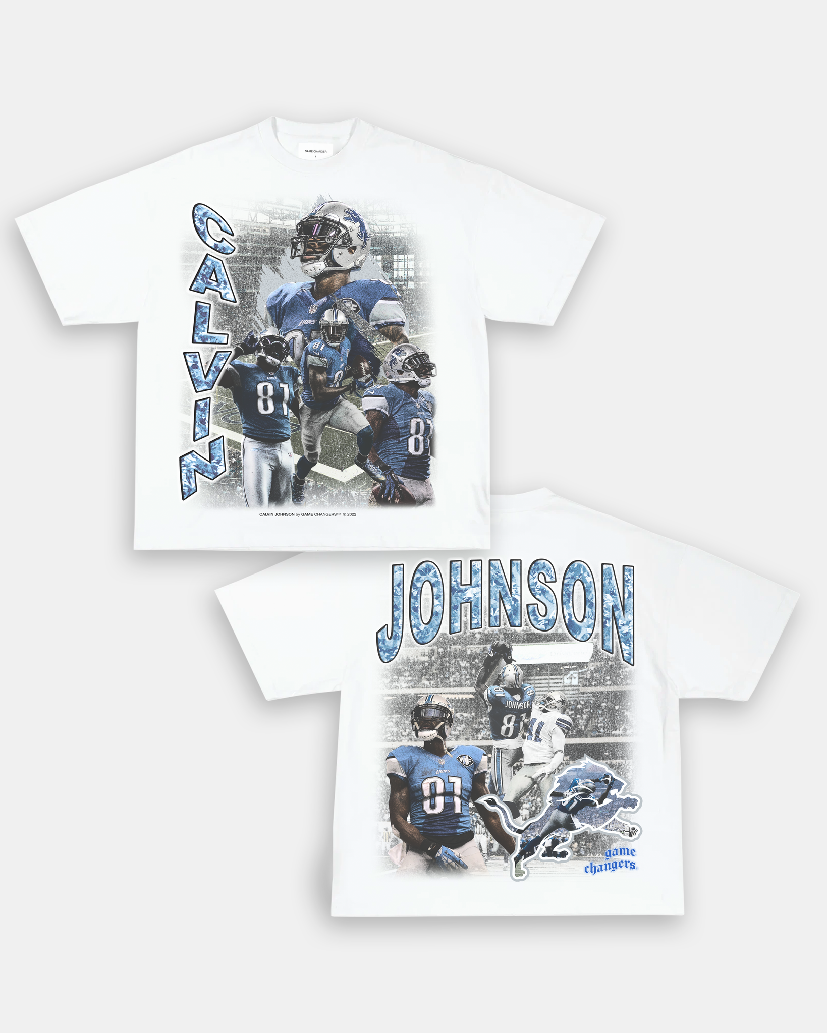 CALVIN JOHNSON VINTAGE TEE