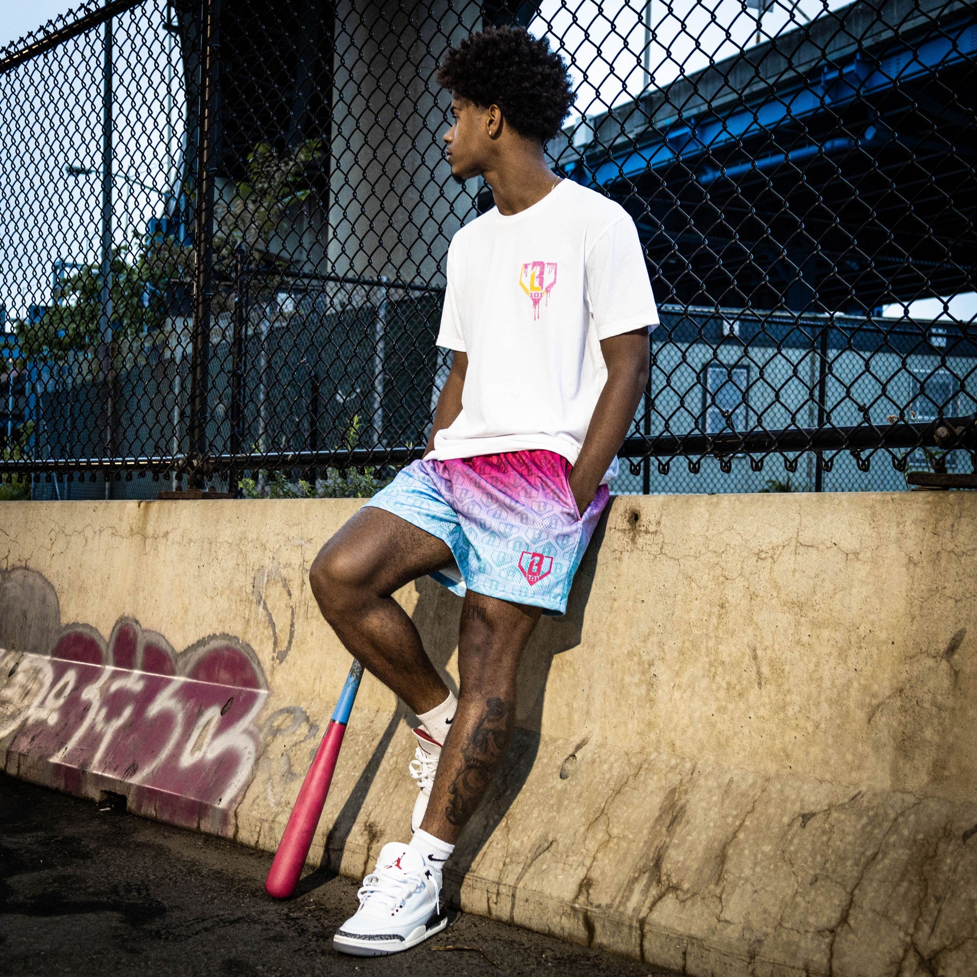 Gradient Shorts - Cotton Candy