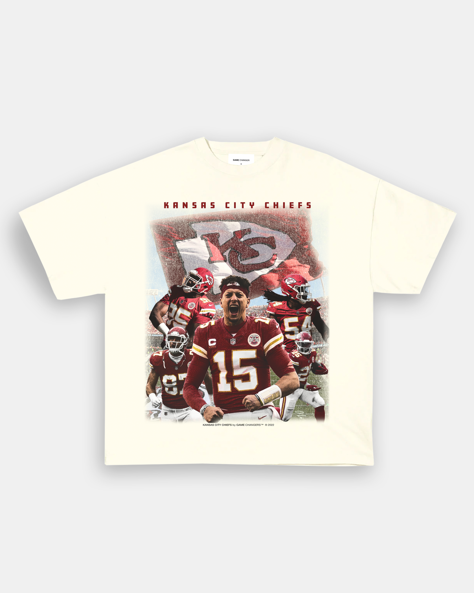 KC CHIEFS VINTAGE TEE