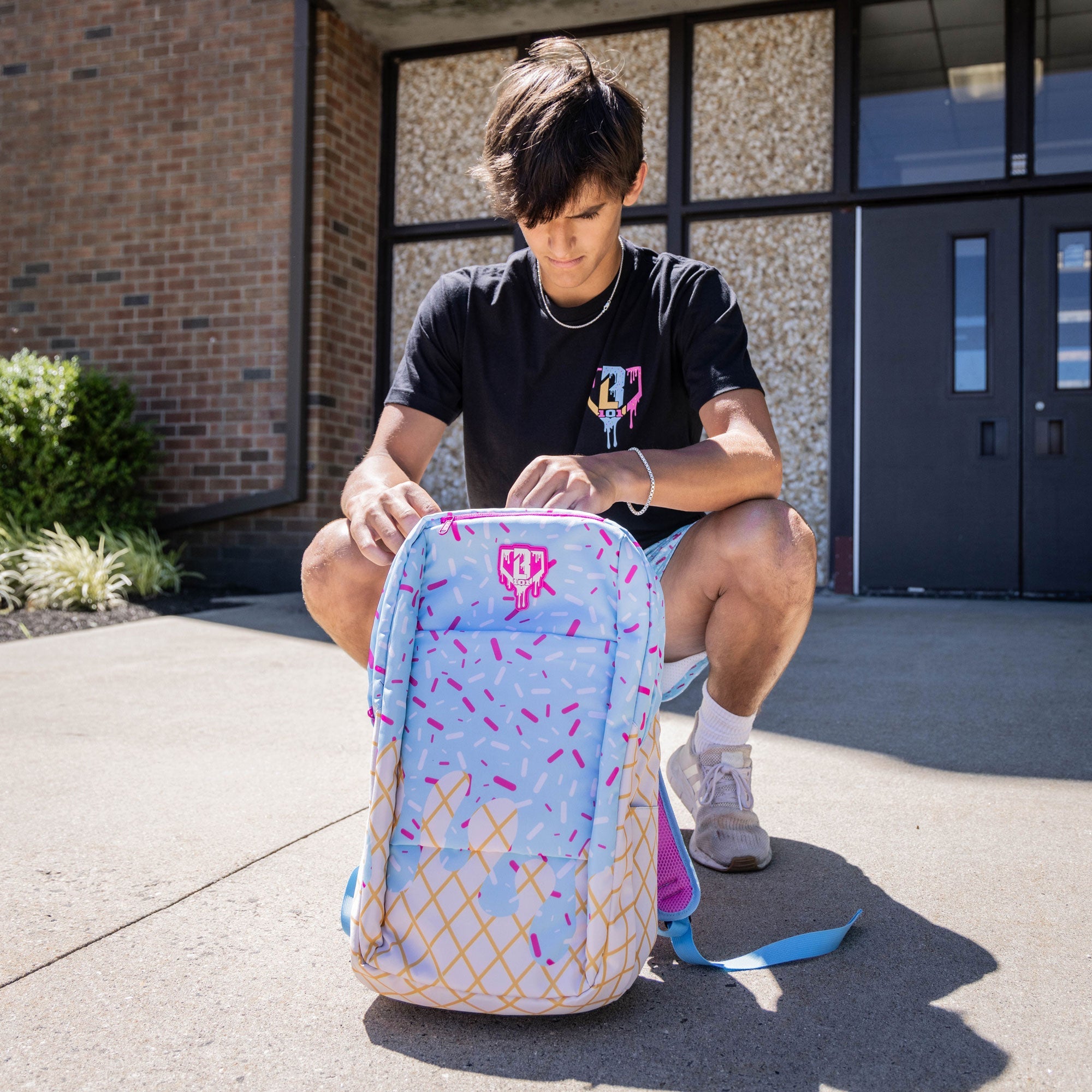 Ice Cream Backpack - Cotton Candy