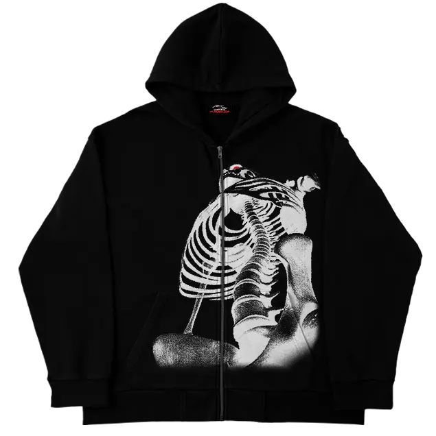 Colossal Skeleton Zip Up