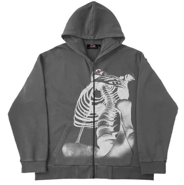 Colossal Skeleton Zip Up