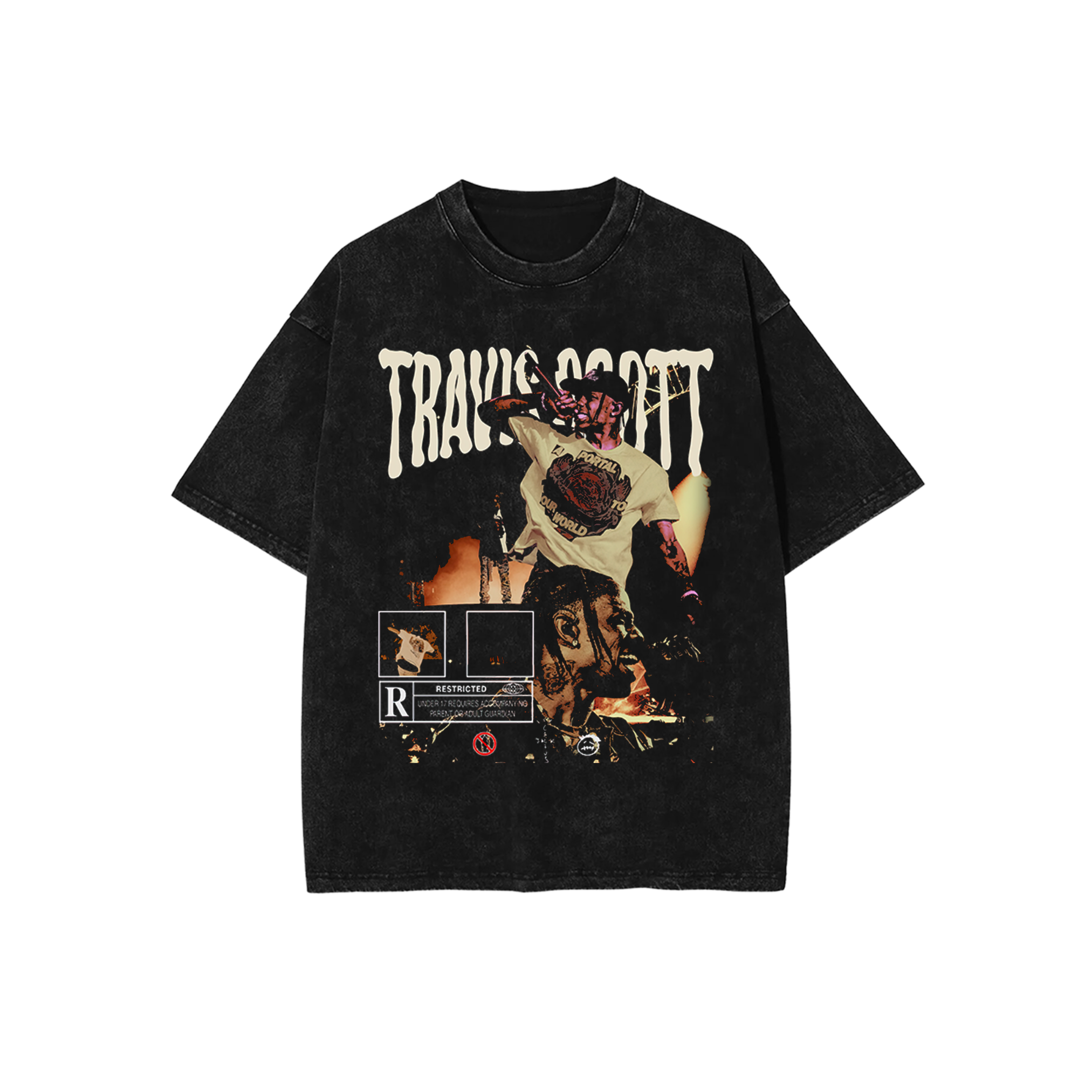 TRAVIS RATED R VINTAGE TEE