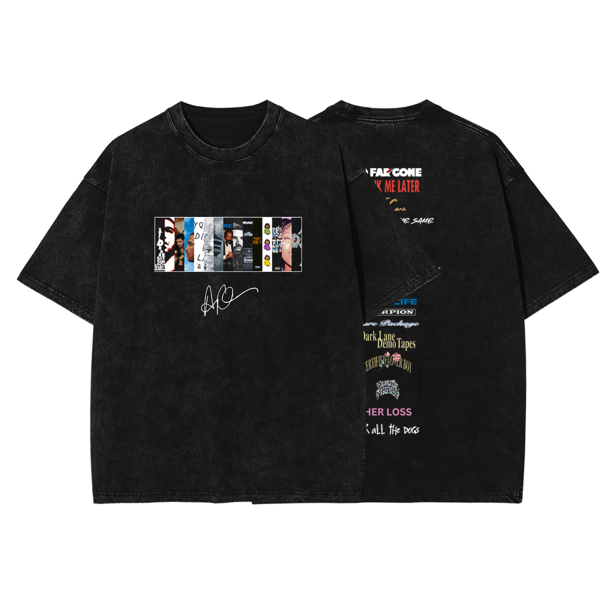 DRAKE DISCOGRAPHY VINTAGE TEE