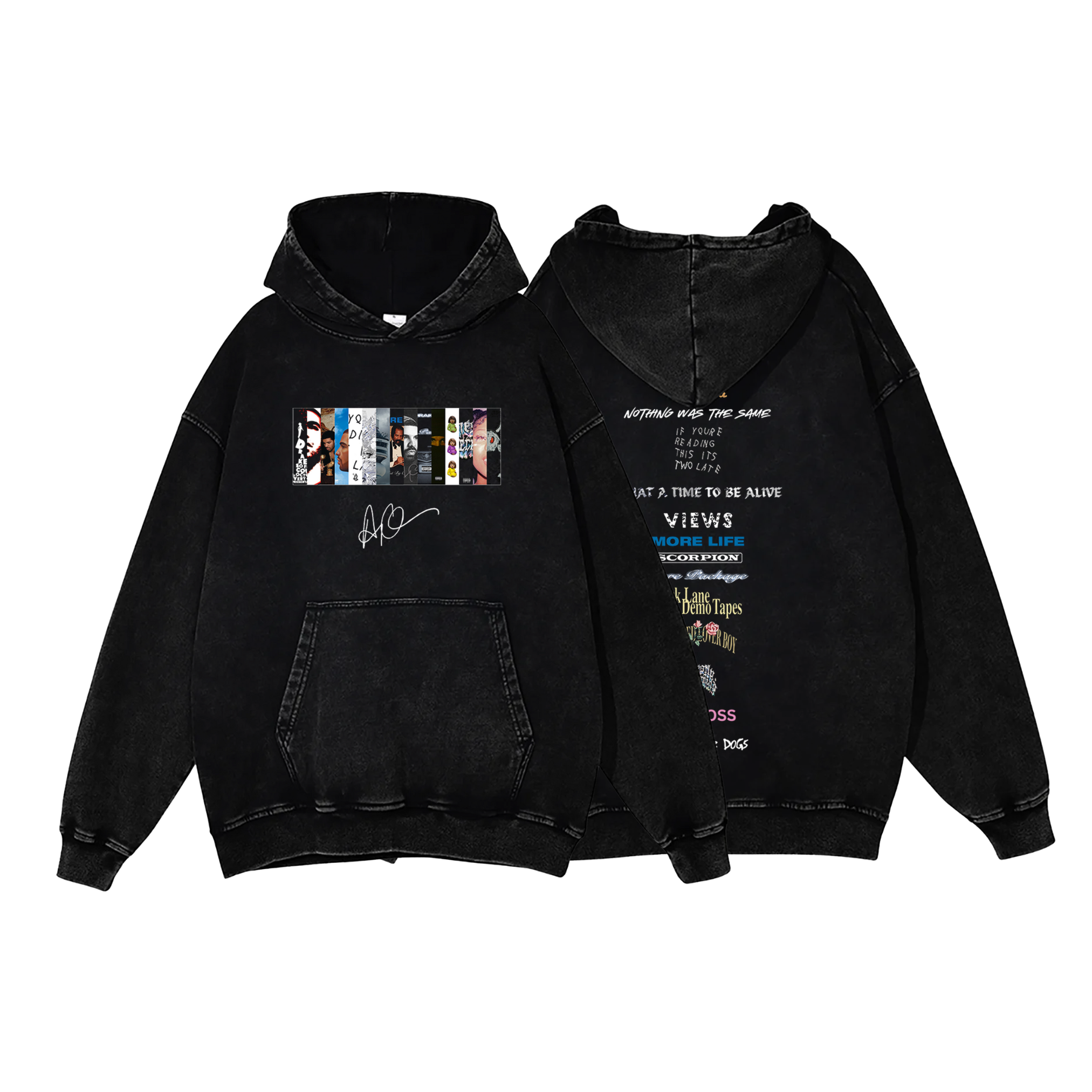 DRAKE DISCOGRAPHY HOODIE