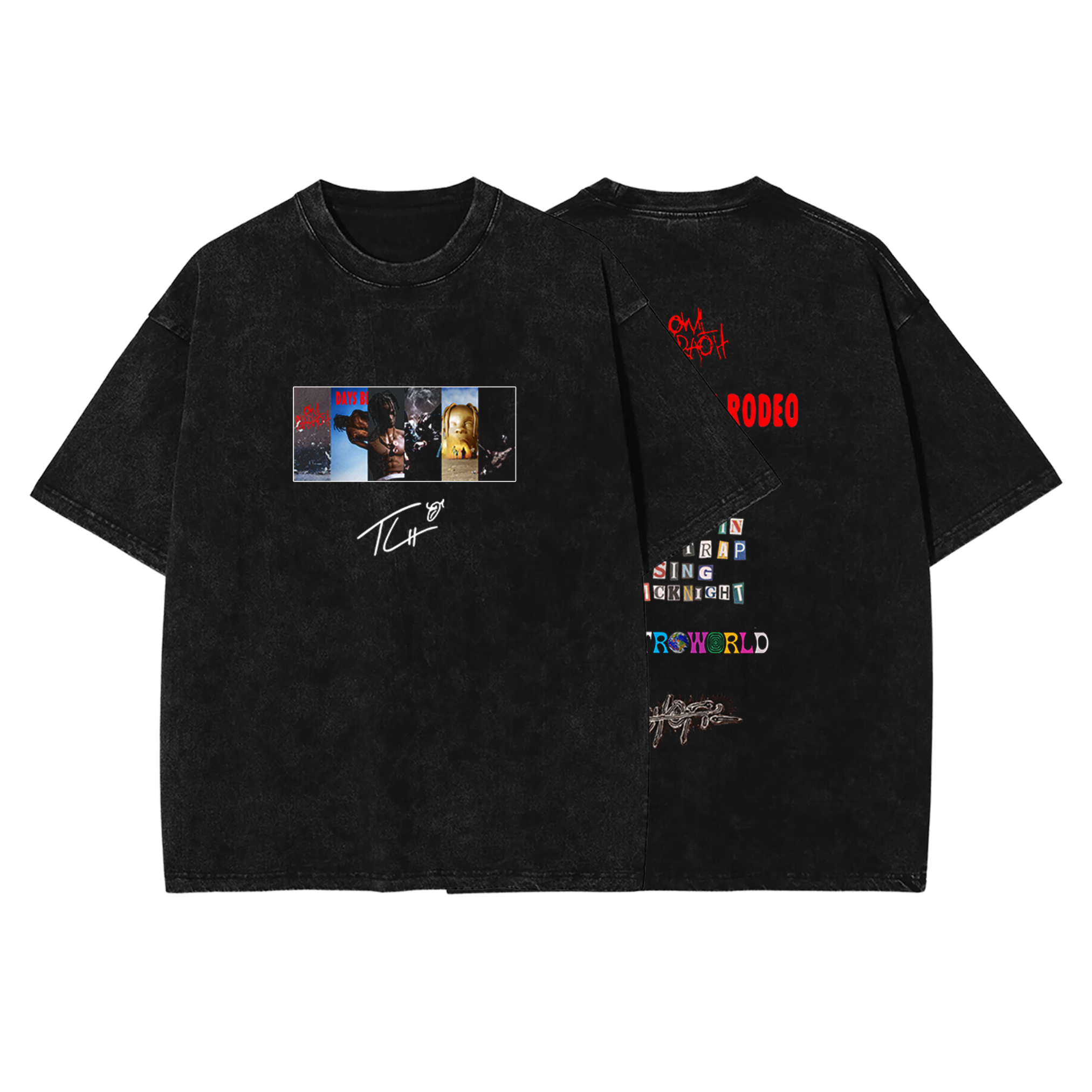 TRAVIS DISCOGRAPHY VINTAGE TEE