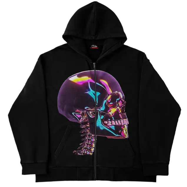 Cyberpunk Skull Zip Up