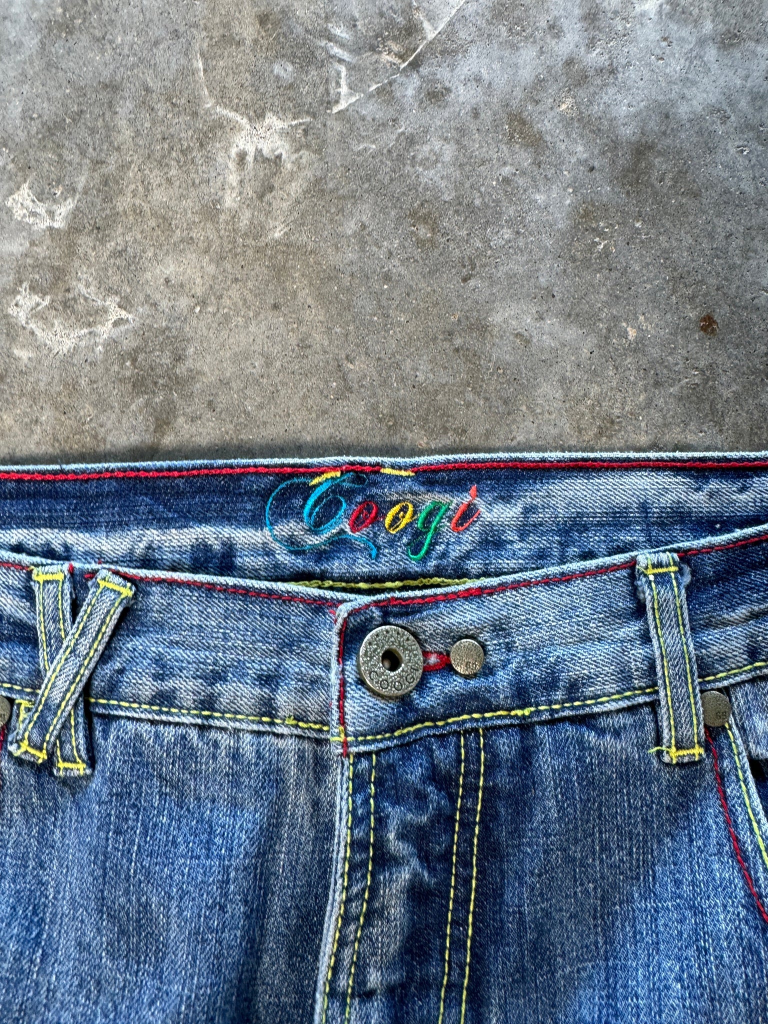 (42 x 35) Coogi Embroidered Jeans