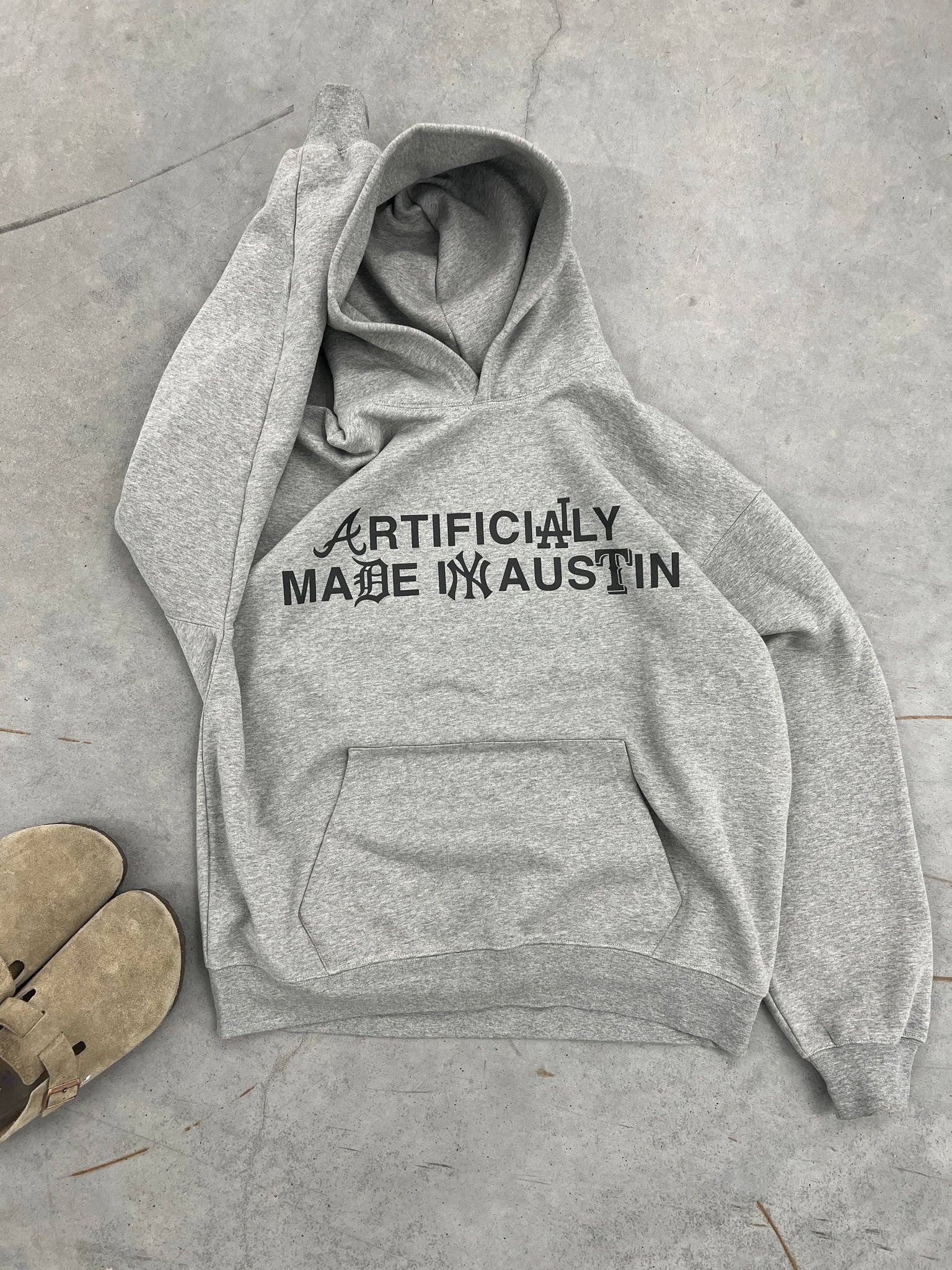 GREY "MADE IN AUSTIN" HOODIE