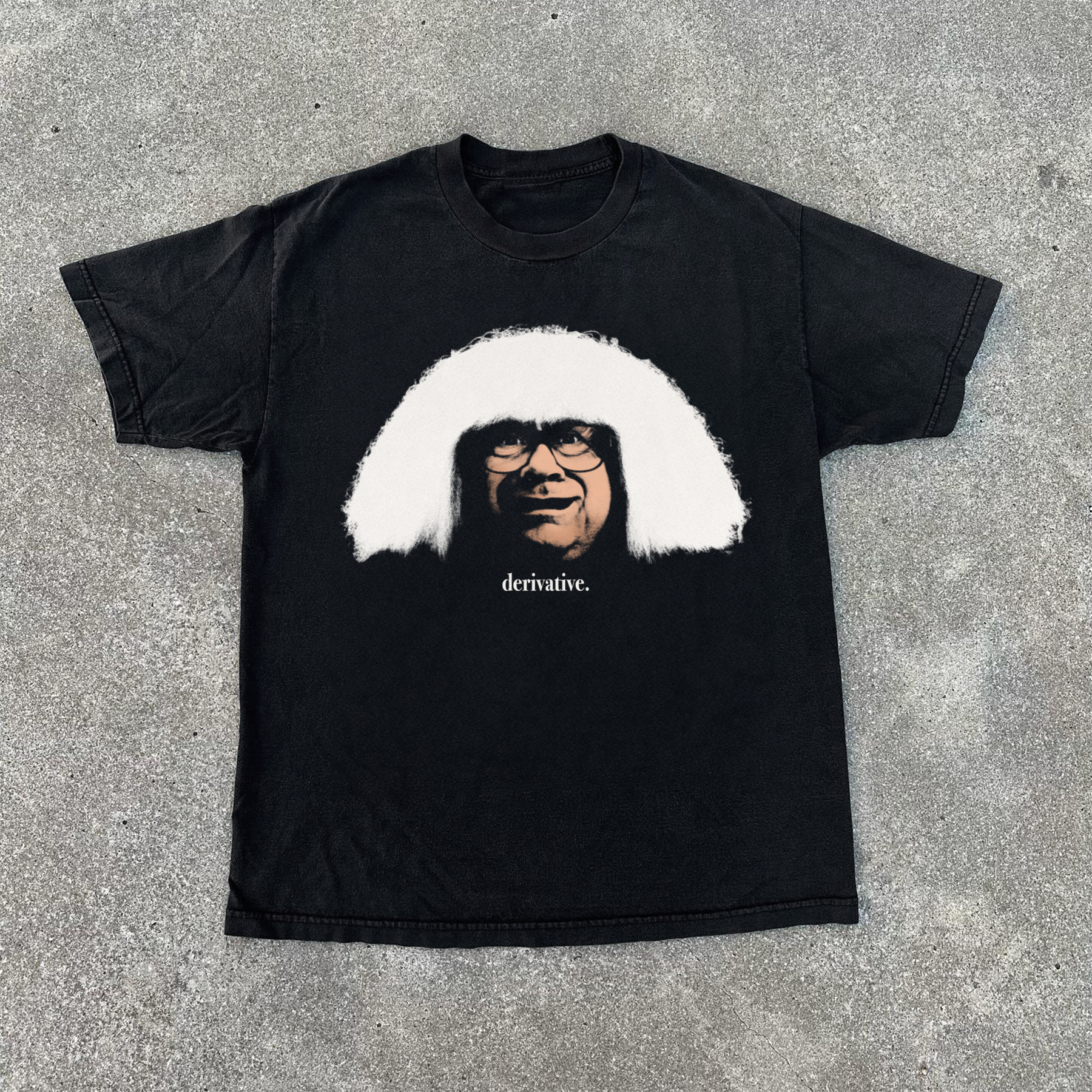 'DERIVATIVE' HEAVYWEIGHT BLACK T-SHIRT