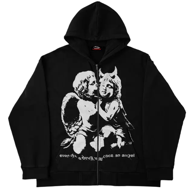 Devil Angel Zip Up