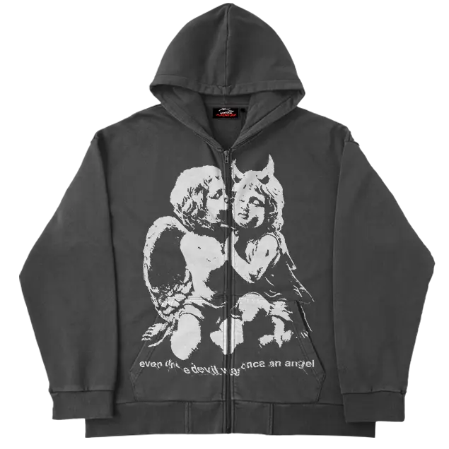 Devil Angel Zip Up