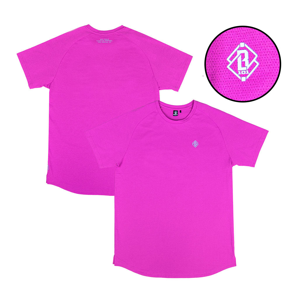 Diamond Tech Tee - Cotton Candy Pink