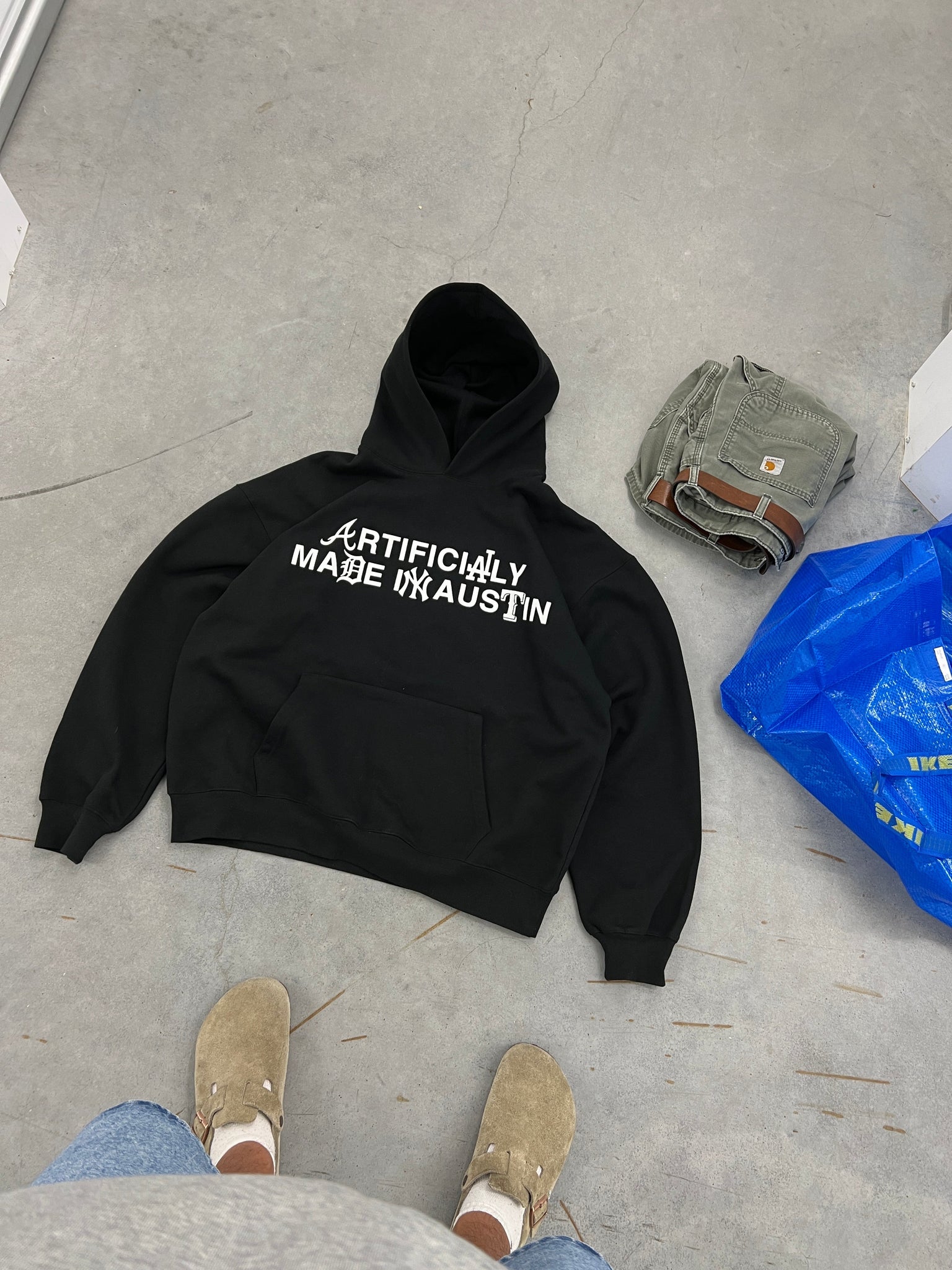 BLACK "MADE IN AUSTIN" HOODIE