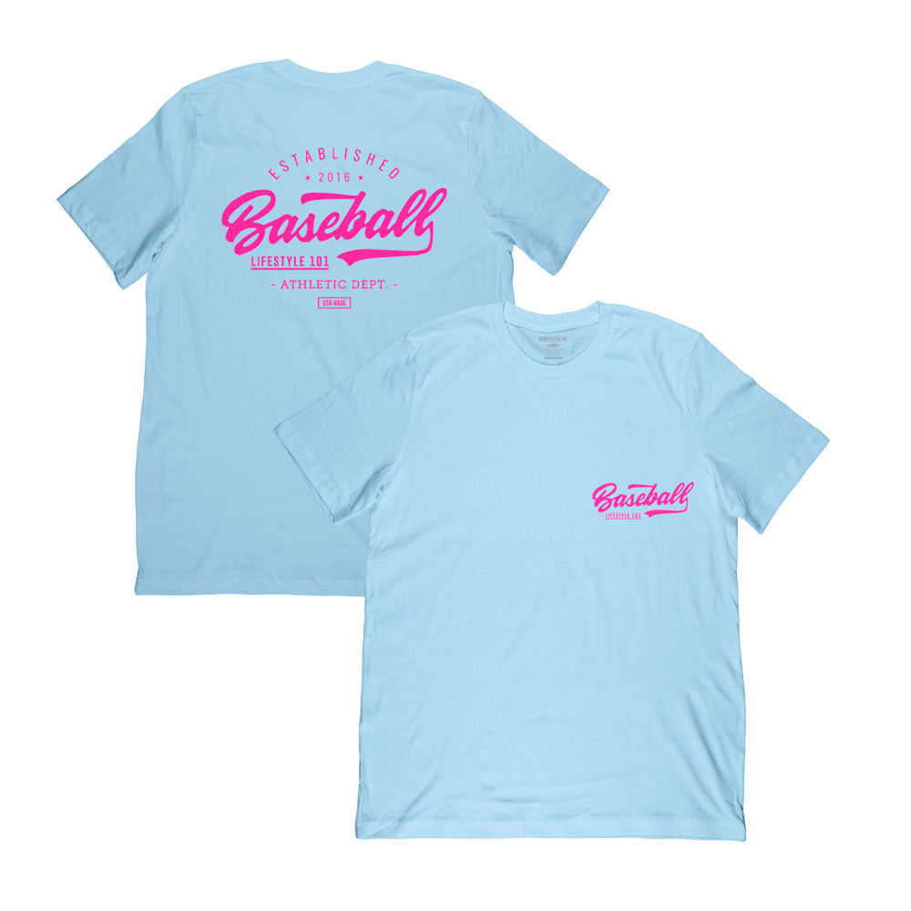 Established Tee - Cotton Candy