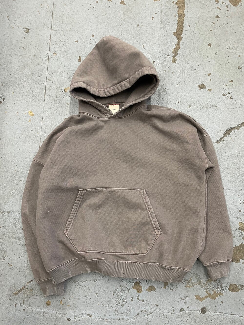 OVERSIZE HOODIE / AGED TAUPE GREY