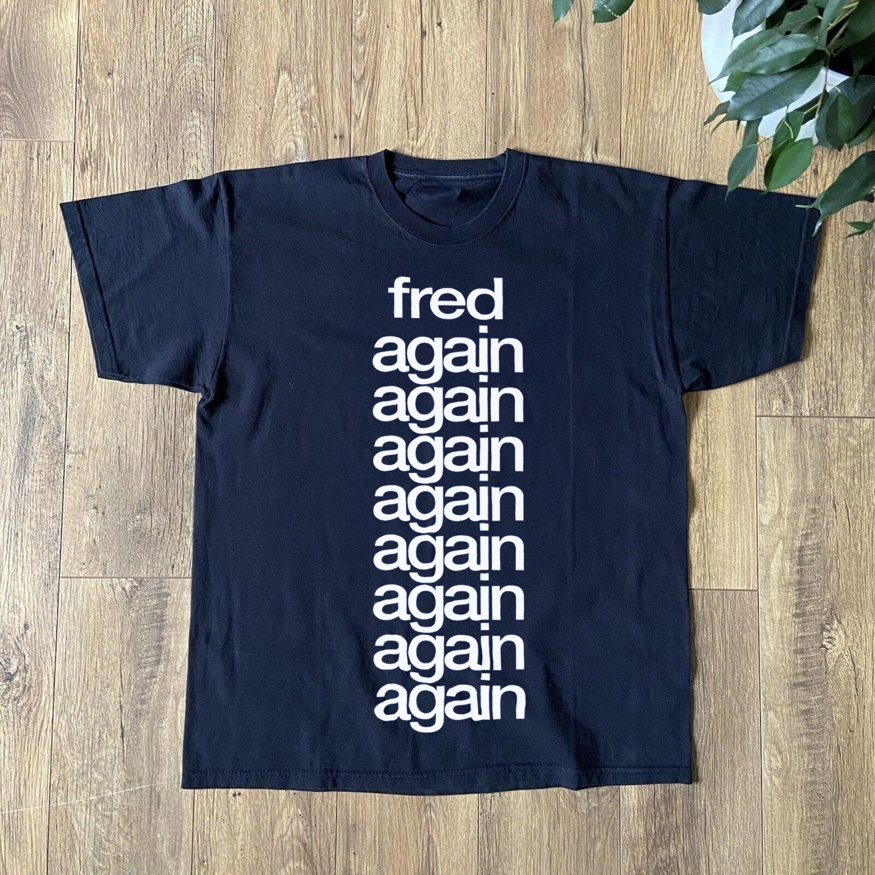 FRED AGAIN.. '24 TOUR MERCH BLACK T-SHIRT