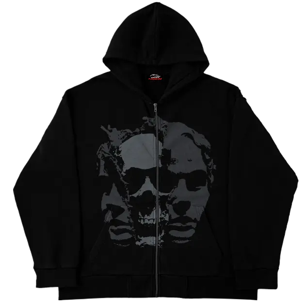 Faceless Skull Zip Up