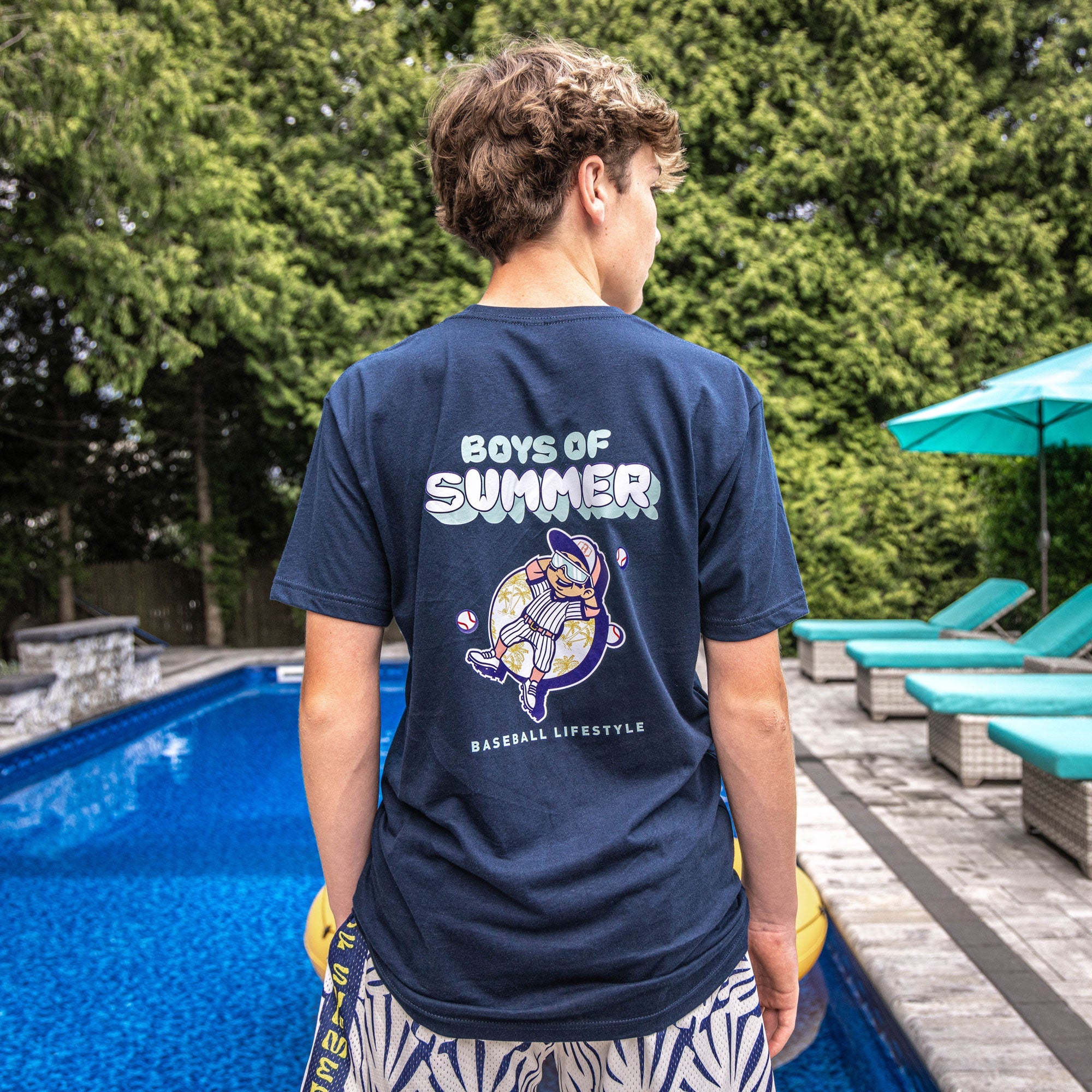 Boys of Summer Floaty Youth Tee - Blue