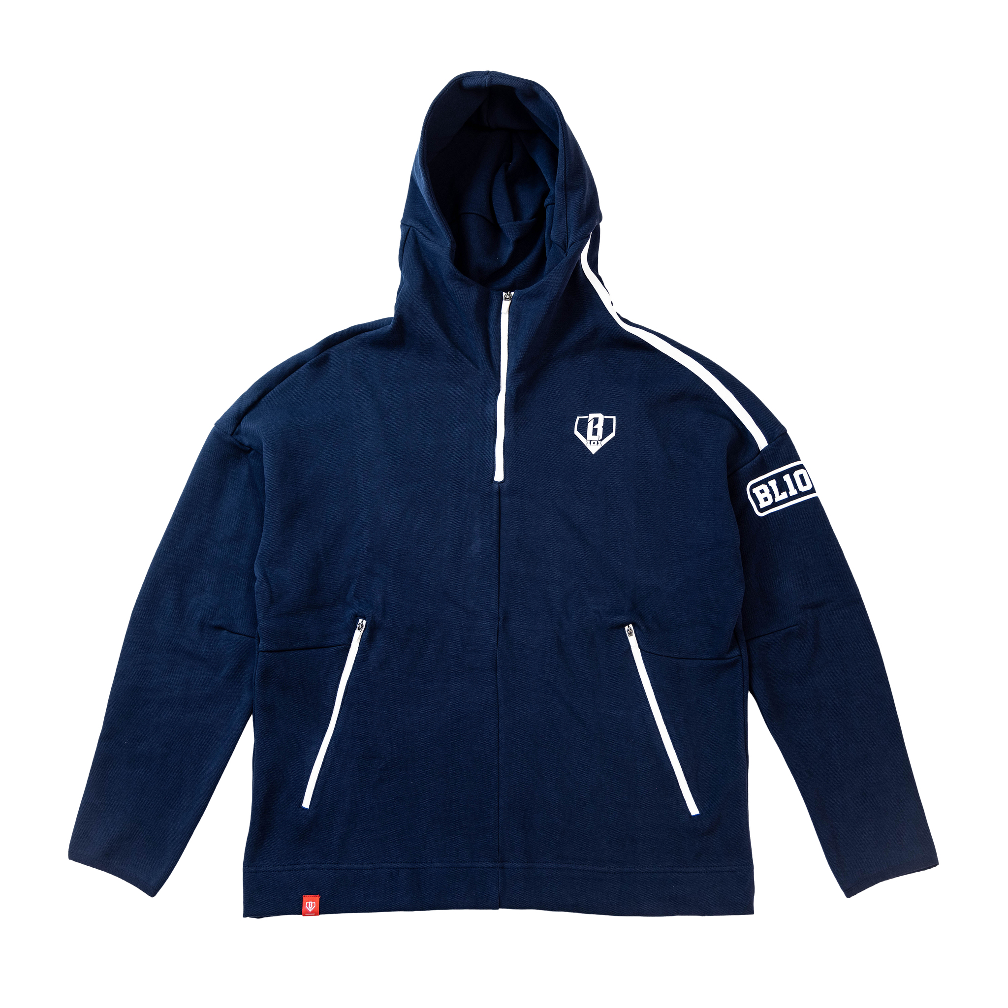 Game Day Youth 1/4 Zip Hoodie - Navy