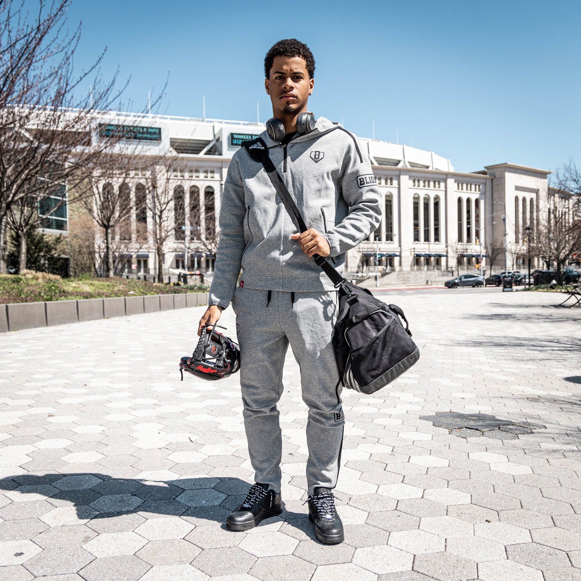 Game Day Joggers - Gray/Black