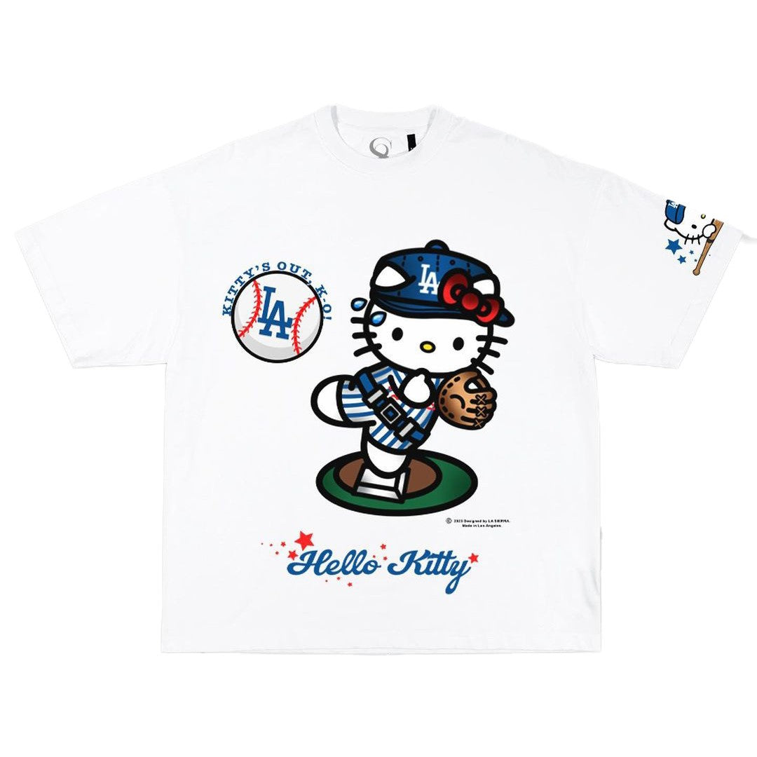 HELLO KITTY DODGERS TEE