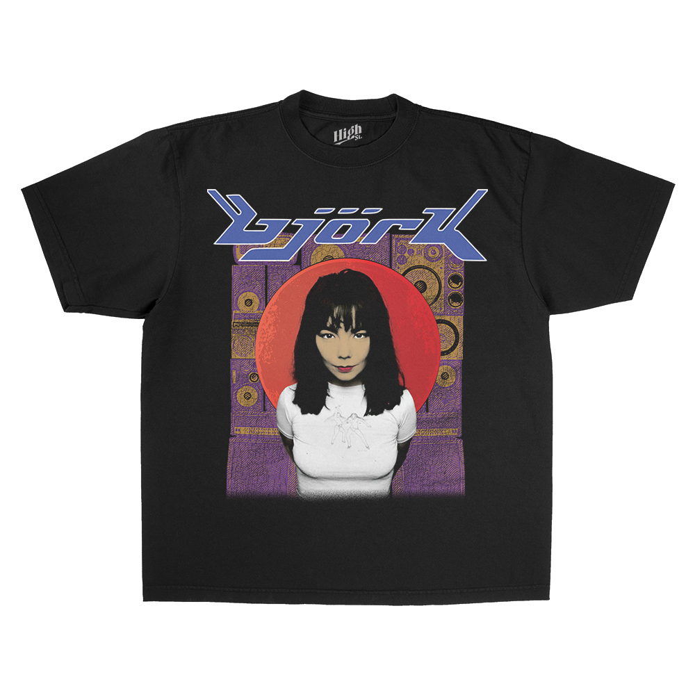 BJORK HEAVY WEIGHT BLACK T-SHIRT