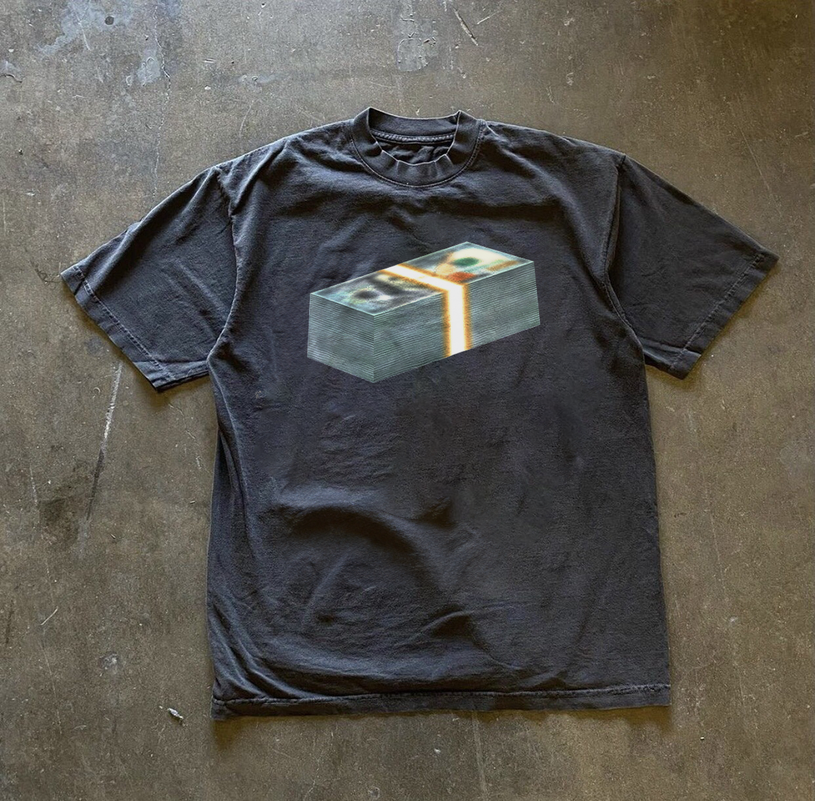 BLURRY $ BLACK HEAVYWEIGHT T-SHIRT