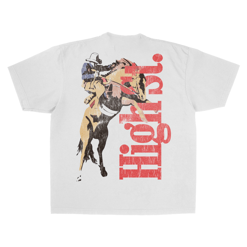 HIGH PLAINS DRIFTER WASHED WHITE T-SHIRT