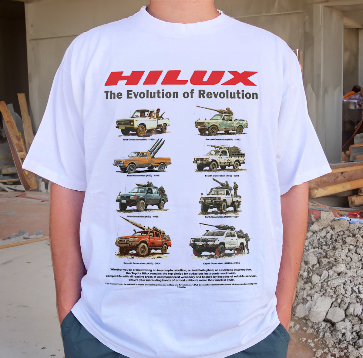 HILVX TECHNICAL HEAVYWEIGHT WHITE T-SHIRT